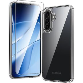 FNTCASE for Samsung Galaxy A56-5G Case: for Galaxy A36 5G Phone Case Military Grade Rugged Drop Protection Anti Yellowing Cell Cover - Shockproof Protective Transparent Cases(Clear)