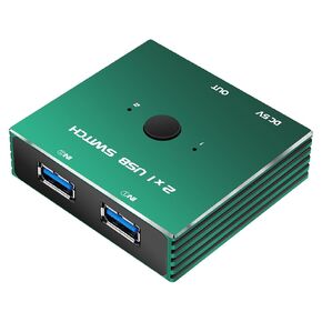 USB 3.1 Switcher 2 in 1 Out USB3.0 KVM SWTICH 2 Computers USB3.0 Switch 2 in 1 Out USB3.1KVM SWTICH 2 PC USB 3.2 Switcher 2 in 1 Out