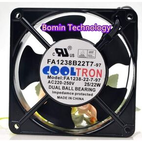Bomin Technology for COOLTRON FA1238B22T7-97 220V 25/22W Aluminum Frame AC Fan