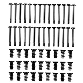1set Carbon Steel Cooling Fan Screw Kit Case Fan Screw for Builds and Replacements Rustproof and Easy to Install for Computer Cases