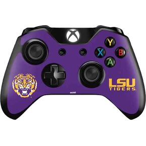 Skinit Decal Gaming Skin Compatible with Xbox One Controller - Officially Licensed LSU Purple Tiger Mascot Design