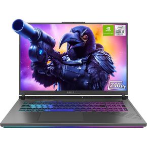 ASUS Rog Strix G18 Gaming Laptop, 18" QHD Display, Intel Core i9-13980HX, 64 GB DDR5 RAM, 4 TB PCIe SSD, NVIDIA GeForce RTX 4070, Backlit Keyboard, Windows 11 Home, Gray