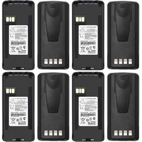 (8pcs) PMNN4476A بطارية PMNN4080B [2025 إصدار جديد] ل MOTEROLA CP1300 CP185 CP1200 CP1600 CP1660 EP350 EP350MX AAH03RDF8AA7AN PMNN4080AR PMNNN4092AR