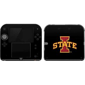 Skinit Decal Gaming Skin Compatible with 2DS - Officially Licensed College Iowa State Black Design