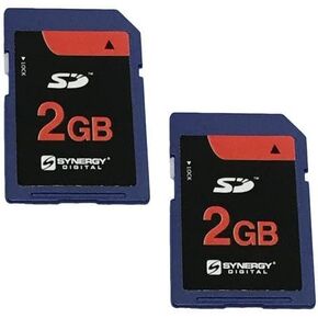 Canon PowerShot A520 Camera Camera Memory Card 2X 2GB Secure Digital (SD) بطاقة ذاكرة (1 حزمة توأم)
