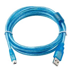 Suitable FP0R/FP0H/FP7/FP-XH Series USB Mini Port Programming Cable USB-MT6000/MT8000(Lt.Blue,5m)