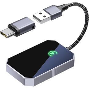 محول CarPlay اللاسلكي ، 2025 ترقية مستقر تحويل سلكية إلى Dongle للسيارات اللاسلكية لـ iPhone Apple iOS 10+، لا يوجد تأخير سيارات التحكم في Carplay Clop & Play من عام 2016