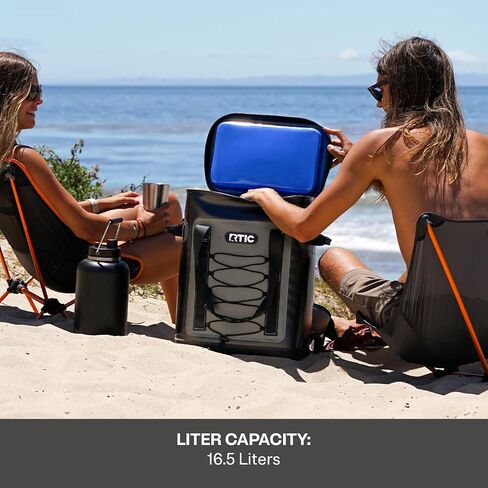 RTIC Backpack Cooler 24 Can, Insulated Portable Soft Cooler Bag Waterproof for Ice, Lunch, Beach, Drink, Beverage, Travel, Camping, Picnic, Car, Hiking in Saudi Arabia