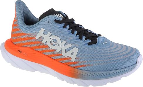 HOKA ONE ONE Mach 5 Mens Shoes Size 9, Color: White/Blue Glass in Saudi Arabia