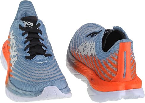 HOKA ONE ONE Mach 5 Mens Shoes Size 9, Color: White/Blue Glass in Saudi Arabia
