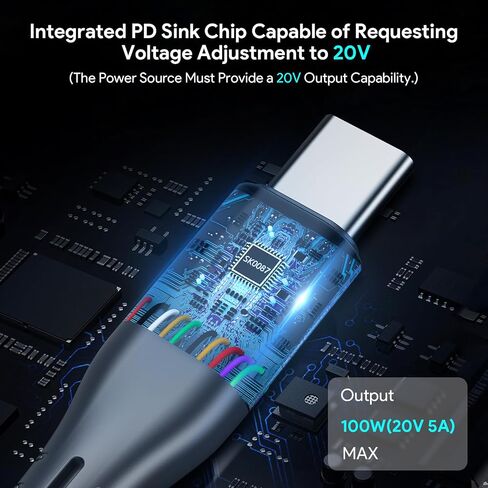 QUIDDITY Starlink Mini Power Cable DC to USB-C Starlink Replacement Cable for Starlink Mini Water-Resistant Compatible with PD Source (16.4FT) in Saudi Arabia