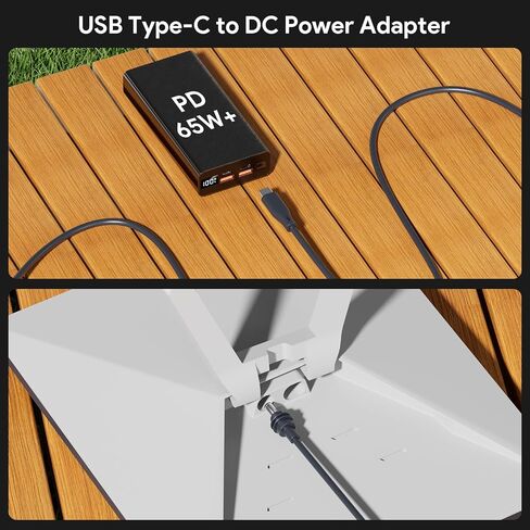 QUIDDITY Starlink Mini Power Cable DC to USB-C Starlink Replacement Cable for Starlink Mini Water-Resistant Compatible with PD Source (16.4FT) in Saudi Arabia