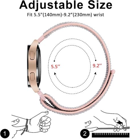 4 حزم نطاقات لـ Garmin Venu 3S / Venu 2S / Vivoactive 4S / Vivomove 3S / Forerunner 265s Watch Band ، حزام سريع للمعصم النايلون البديل النايلون لـ Garmin Forerunner 255s / 265s. in Kuwait