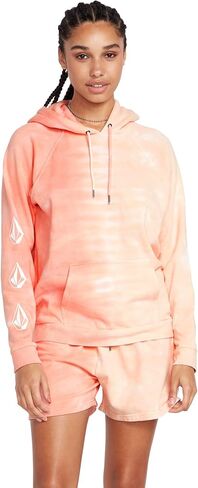 Volcom Women's Regular Iconic Stone Hooded Fleece Sweatshirt in Saudi Arabia