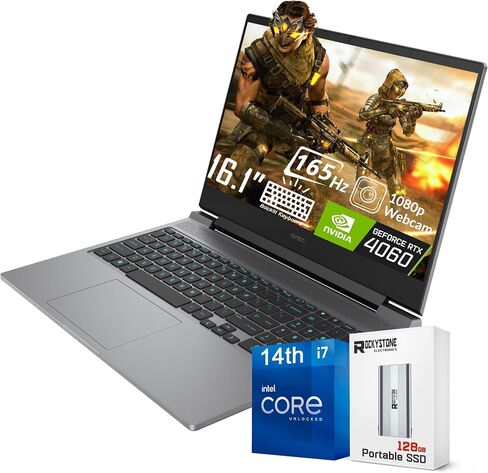 HP OMEN 16 Gaming Laptop ، 16.1 165Hz FHD LED ، CORE I7-14650HX (> I9-13900H ، 5.20 GHz) ، Geforce RTX 4060 ، 1 Zone RGB Backlit Backboard ، 1080p Webcam ، Windows 11 Pro ، Gray (32GB DDR5 RAM | 2TB SSD) in Kuwait