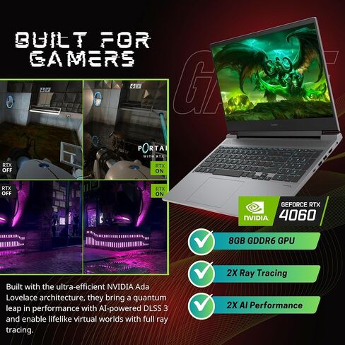 HP OMEN 16 Gaming Laptop ، 16.1 165Hz FHD LED ، CORE I7-14650HX (> I9-13900H ، 5.20 GHz) ، Geforce RTX 4060 ، 1 Zone RGB Backlit Backboard ، 1080p Webcam ، Windows 11 Pro ، Gray (32GB DDR5 RAM | 2TB SSD) in Kuwait