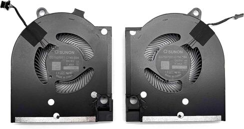 BestParts New Genuine CPU + GPU Cooling Fan Replacement for DELL G15 5520 (RTX 3050 Series), P/N: EG75070S1-C740-S9A EG75070S1-C750-S9A, 5V 0.5A (Note: Only for RTX 3050/ 3050Ti Series) in Saudi Arabia