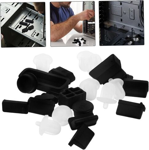 Beaupretty 40pcs Portor Mother Cover Cover USB Silicone Plugs لرطوبة الكمبيوتر وواجهات سطح المكتب المتوافقة مع الأوساخ in Saudi Arabia