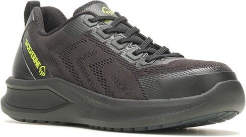 Wolverine Men's Bolt Knit Industrial Shoe, Black, 11 in Saudi Arabia