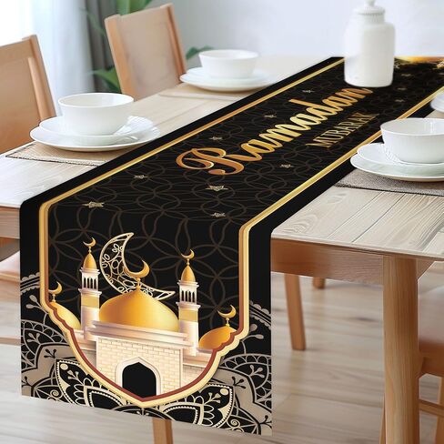 Football Table Runner Football Kitchen Dining Party Decorations Football Touchdown Linen Table Runner for Football Game Birthday Party Supplies 13 X 72 Inch in Kuwait