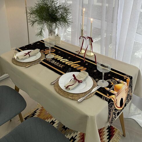 Football Table Runner Football Kitchen Dining Party Decorations Football Touchdown Linen Table Runner for Football Game Birthday Party Supplies 13 X 72 Inch in Kuwait