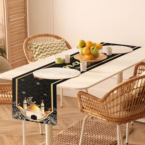 Football Table Runner Football Kitchen Dining Party Decorations Football Touchdown Linen Table Runner for Football Game Birthday Party Supplies 13 X 72 Inch in Kuwait