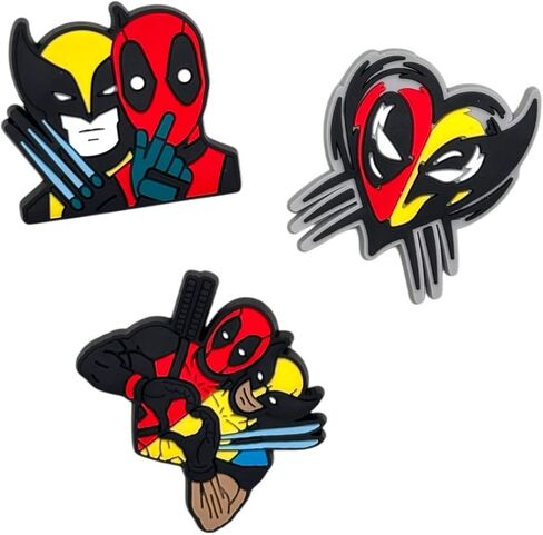 Super Hero Shoe Charms for Crocs | Personalize with Colorful Superhero Shoe Charms for Crocs (Deadpool) in Saudi Arabia