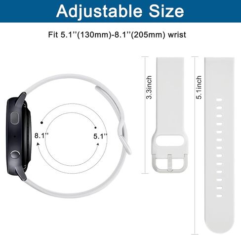 Meliya Compatible for ID208 Plus Smart Watch Bands, 22mm Silicone Bands for Fitpolo/Quican/Aeac/WMK/Tensky ID208 Plus 1.8'' Smart Watch in Saudi Arabia