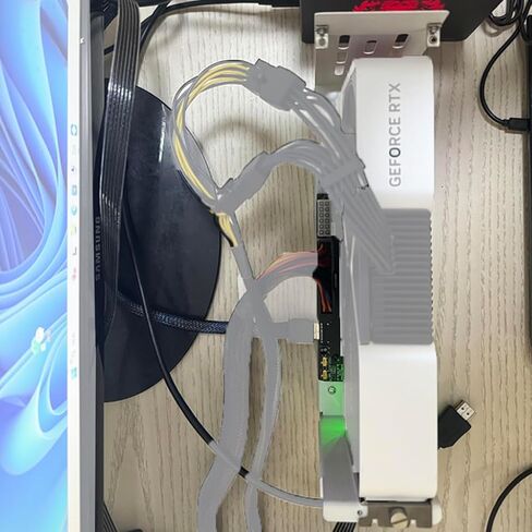 JMT M.2 M-Key to PCIE 4.0X4 SFF 8611 External Graphics Card Stand Bracket Compatible with Oculink/M.2 NVMe Laptop eGPU GDP NUC (Dock-OC5) in Saudi Arabia