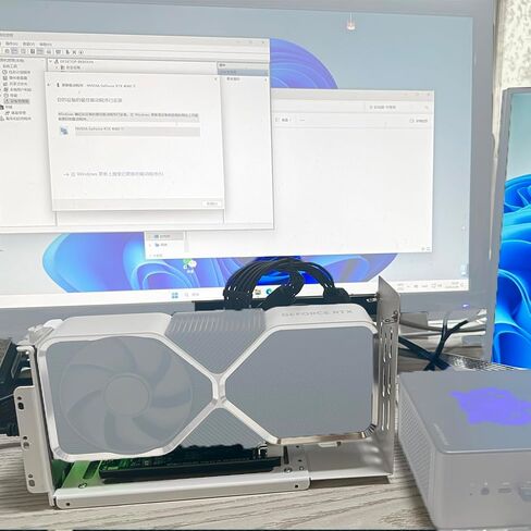 JMT M.2 M-Key to PCIE 4.0X4 SFF 8611 External Graphics Card Stand Bracket Compatible with Oculink/M.2 NVMe Laptop eGPU GDP NUC (Dock-OC5) in Saudi Arabia