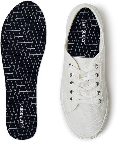 FLAT SOCKS Unisex No Show Socks, Sockless Liner, No Slipping, No Stinking, Dark Heather Grey, Large Women in Saudi Arabia
