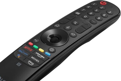 OEM Replacement Voice Magic Remote Control for 2021 2022LG 4K UHD, OLED, NanoCell Smart TVs with Netflix Prime Disney+ Alexa Keys, Bluetooth Magic Remote with Voice, Scroll & Point Functions (MR22GN) in Kuwait