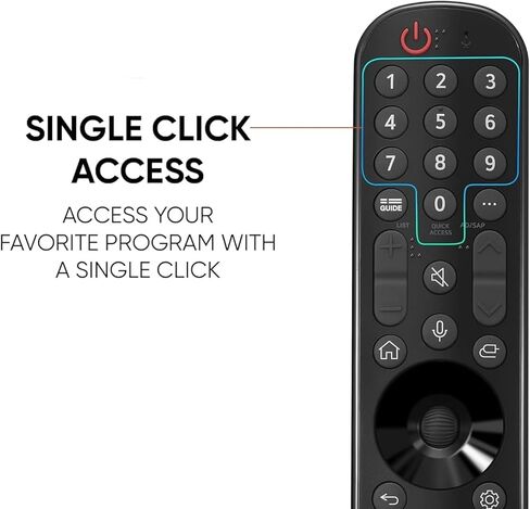 OEM Replacement Voice Magic Remote Control for 2021 2022LG 4K UHD, OLED, NanoCell Smart TVs with Netflix Prime Disney+ Alexa Keys, Bluetooth Magic Remote with Voice, Scroll & Point Functions (MR22GN) in Kuwait
