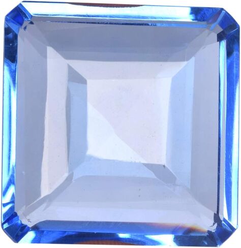 GEMHUB Blue Topaz Cushion Cut Loose Gemstone in Saudi Arabia