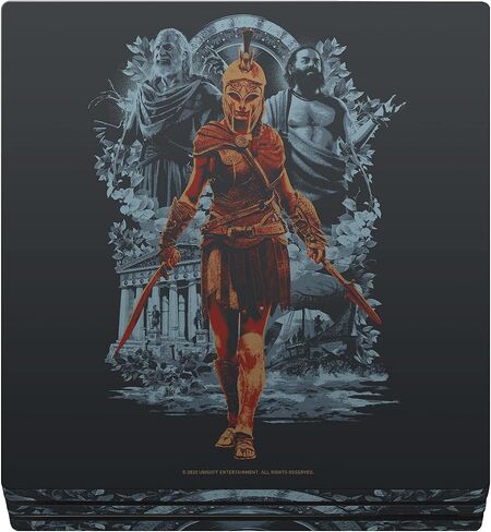 تصاميم قضية الرأس مرخصة رسميًا Assassin's Creed Kassandra Vine Odyssey Artssey Vinyl Sticker Gaming Skin Macal متوافق مع Sony PlayStation 4 PS4 Pro Console و Dualshock 4 Controller in Kuwait