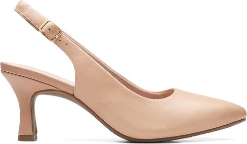 Clarks Women's Kataleyna Step Pump, Off White Leather, 6.5 in Saudi Arabia
