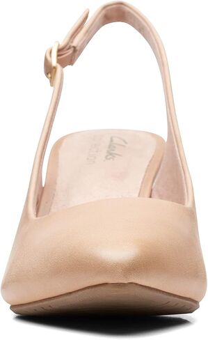 Clarks Women's Kataleyna Step Pump, Off White Leather, 6.5 in Saudi Arabia
