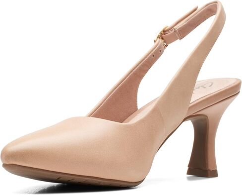 Clarks Women's Kataleyna Step Pump, Off White Leather, 6.5 in Saudi Arabia