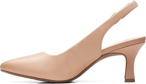 Clarks Women's Kataleyna Step Pump, Off White Leather, 6.5 in Saudi Arabia