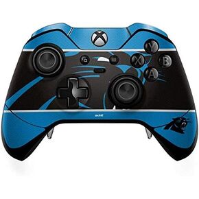 Skinit Decal Gaming Skin Compatible with Xbox One Elite Controller - Officially Licensed NFL Carolina Panthers Zone Block Design