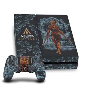 Head Case Designs Officially Licensed Assassin's Creed Kassandra Odyssey Artwork Vinyl Sticker Gaming Skin Decal Cover Compatible With Sony PlayStation 4 PS4 Console and DualShock 4 Controller Bundle