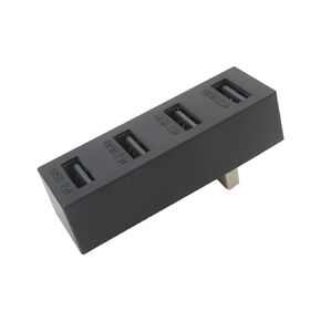 موسع محور USB مع 4 منافذ USB ، توسع عالي السرعة USB ، محول USB متوافق مع وحدة التحكم Xbox Series X/S ، منافذ USB متعددة (أسود)