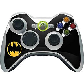 Skinit Decal Gaming Skin Compatible with Xbox 360 Wireless Controller - Officially Licensed Warner Bros Batman Logo Design