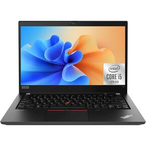 Lenovo ThinkPad T14 Business Laptop, 14in Laptop T14 with Backlit Keyboard, Quad Core 10th, 16GB RAM, 512GB SSD, Fingerprint, Windows 11pro (Renewed)