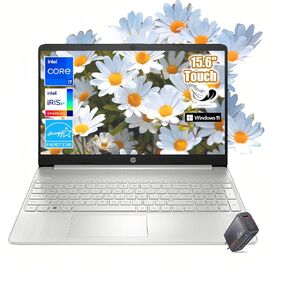 HP 15.6" Full HD Touchscreen Laptop | Intel i7-1255U (Beats i9-8950HK) | 32GB RAM | 2TB SSD | Intel Iris Xe Graphics | Win 11 | Fast Charge | EPEAT Silver | W/Charger