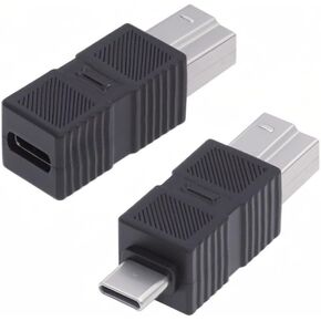 cablecc 2 pack USB3.0-C ذكر + أنثى إلى محول الذكور USB3.0-B لبيانات كاميرا SSD القرص in Kuwait