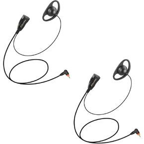 ArrowMax AEH2500-M12 D-spys نمط الكبلات على غرار نمط أذن الكبلات على طراز صفن البالينج PTT متوافق مع Motorola ثنائية الاتجاه SL7550E SL7580 SL300 SL3500E SL4000 SL8550E SL1K TLK100 DLR110 (10)