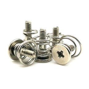 Spring Graphics Card Screws ， 10pcs M2 M2.5 Nickel Plated Spring(M2x8mm)