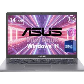 ASUS Vivobook 14 Inch Laptop | Intel Core 11th Gen Processor, 4.1GHz Turbo Boost | 12GB RAM, 512GB SSD | Windows 11 Home | Slate Grey | Anti-Glare IPS Display | Light and Thin | Fingerprint Reader
