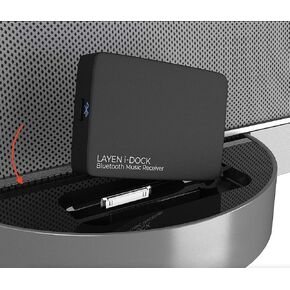 LAYEN i-Dock - Premium 30 Pin Bluetooth Adapter | Qualcomm CSR Chipset | aptX = Superior Wireless Audio | Multi-Pair | for Bose SoundDock & Other iPod iPhone Docking Stations (Not for Cars) in Saudi Arabia